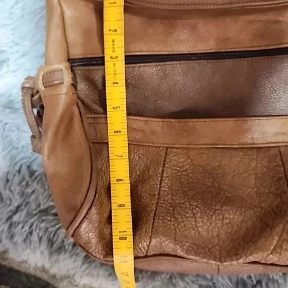 Mexican leather Hobo Bag. Large size - Picture 8 of 11
